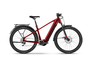 Haibike Trekking 5 Elektrorad (720 Wh), 45 cm/High, dynamite red/black, gloss