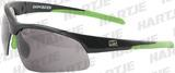 Contec Sportbrille 3DIM,  mit 3 Glsern, mit Etui schwarz/neogreen