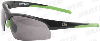 Contec Sportbrille 3DIM,  mit 3 Glsern, mit Etui schwarz/neoyellow