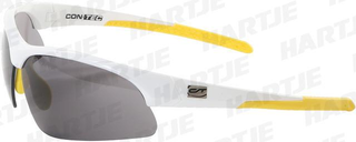 Contec Sportbrille 3DIM,  mit 3 Glsern, mit Etui wei/neoyellow